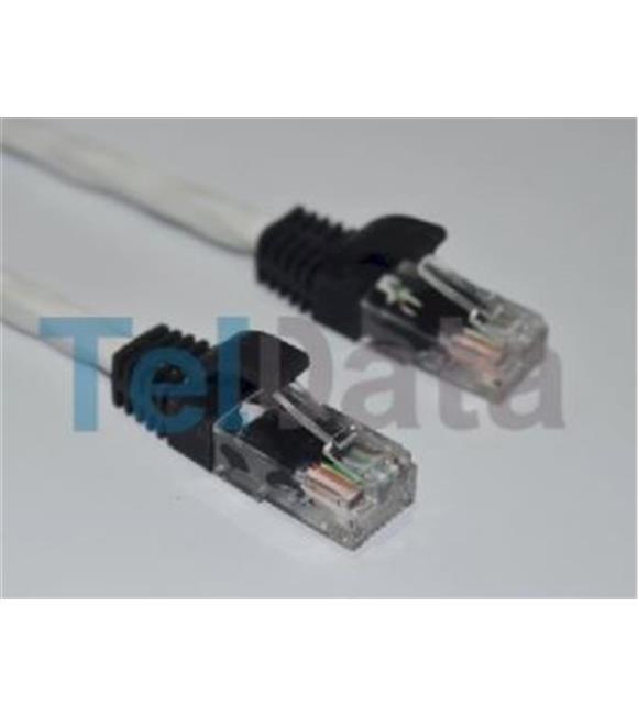 Teldata TLD-030B Cat6 0.30MT Beyaz Utp Patch Kablo