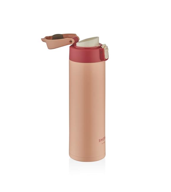Shotay ST-8014 450ml Pembe Çelik Termos