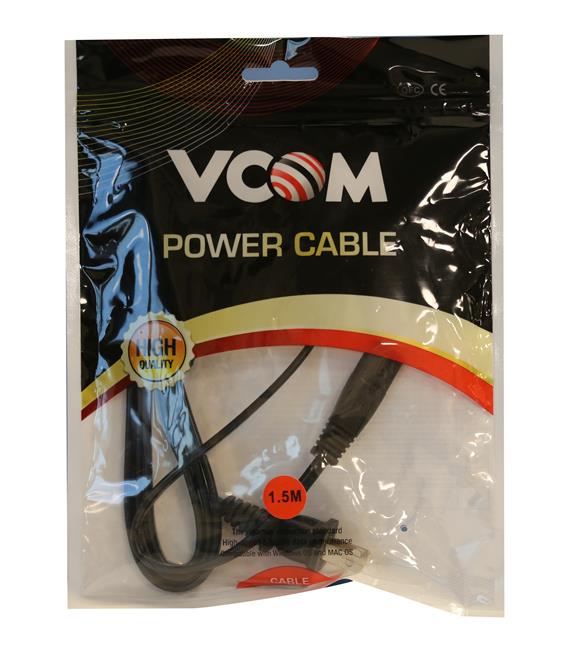 Vcom CE033-1.5MT Amerikan Uçlu Teyp Power Kablosu