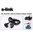 S-link  SL-PL270 1.5mt 0.75mm L Power  Elektrik Kablosu