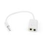 Dark DK-CB-AUC03 2x3.5mm Stereo Dişi - 4pin 3.5mm Stereo Erkek Y Kablo