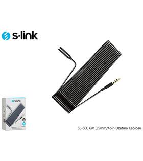 S-link SL-600 6m 3,5mm-4pin Uzatma Kablosu