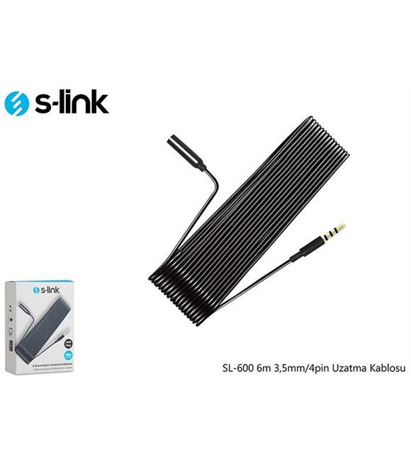 S-link SL-600 6m 3,5mm-4pin Uzatma Kablosu