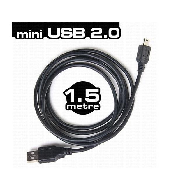 Dark  DK-CB-USB2MINIL150Mini USB 2.0 1.5m Şarj ve Data Kablosu