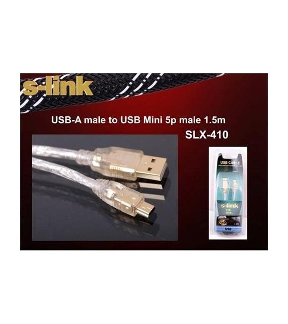 S-link SLX-410 Usb 1.5m 5Pin Mini Kamera Kablosu