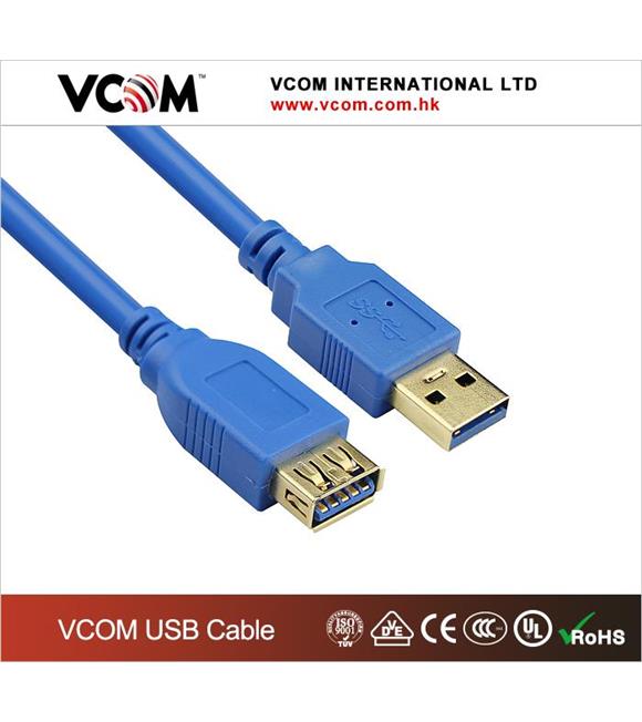 Vcom CU302-1.5mt Mavi Usb 3.0 Uzatma Kablosu