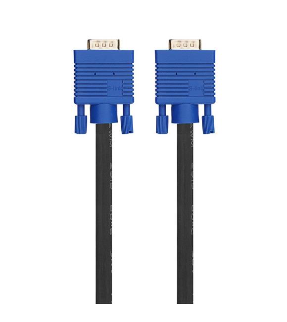 S-link SLX-177 VGA M-M 10m Monitör Kablosu