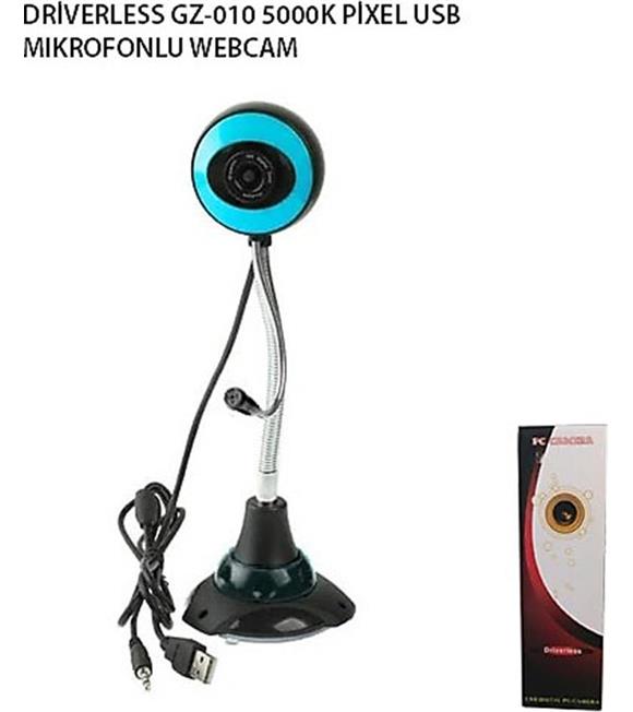 DIRVERLEESS GZ-010 5000K USB MIKROFONLU WEBCAM