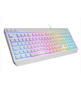 Rampage KM-R57  Beyaz RGB Aydınlatmalı Q Oyuncu Multmedia Klavye ve 12800 DPI Mouse Gaming Set