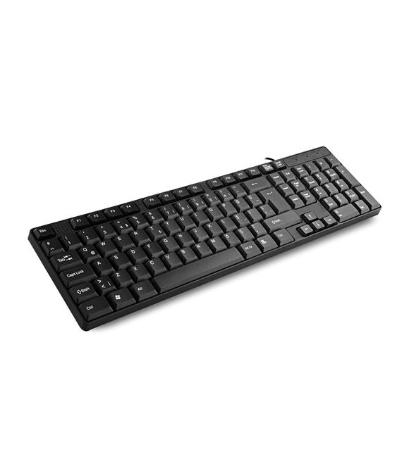 Everest KB-871U Siyah Q Usb Kablolu Standart 108 Tuşlu Klavye_1