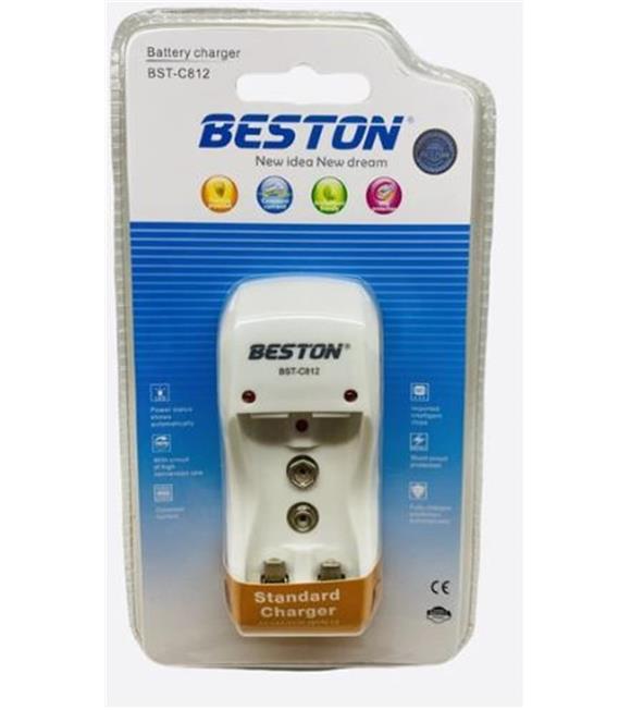 Beston C812 2 li  Pil Şarj Cihazı AA-AAA-9V