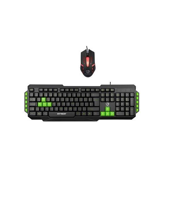 Hytech HKM-58 GAMY PLUS Yeşil Tuşlu Q Gaming Klavye + Mouse Set