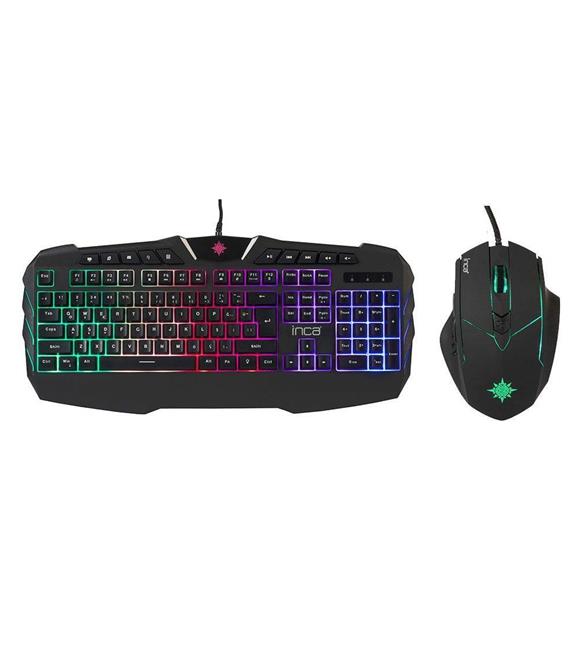 INCA IKG-310 Ruthless Rainbow Efect Gaming Klavye Mouse Set