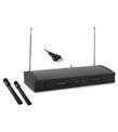 Mikado MCW-606 Siyah 2 Kanal İkili VHF Kablosuz Set Mikrofon