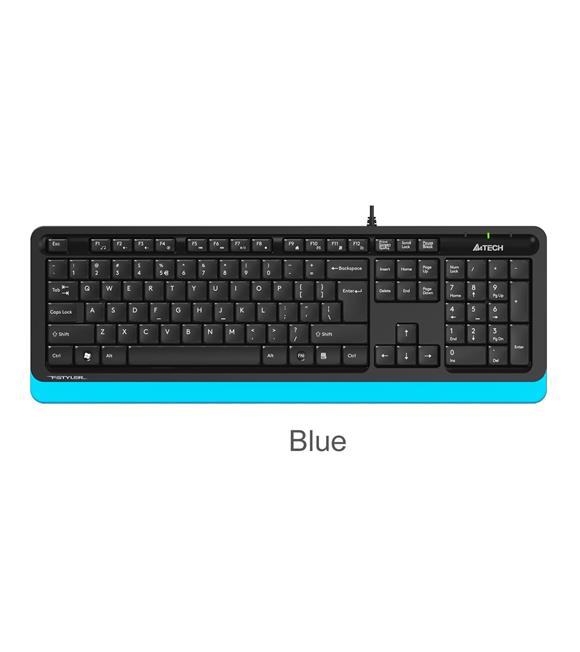A4 Tech Fk10 Q Usb Fsytyler Mavi Tr Fn-Multimedya Klavye