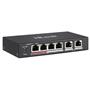 Hilook NS-0106MP-35 4 Port PoE, 35W, +2 Port Megabit Uplink Switch