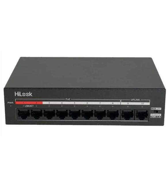 Hilook NS-0110MP-60 8 Port PoE, 60W, +2 Port Megabit Uplink Switch