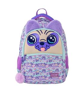 Muggle Okul Çantası Dog Mor Mu-6962