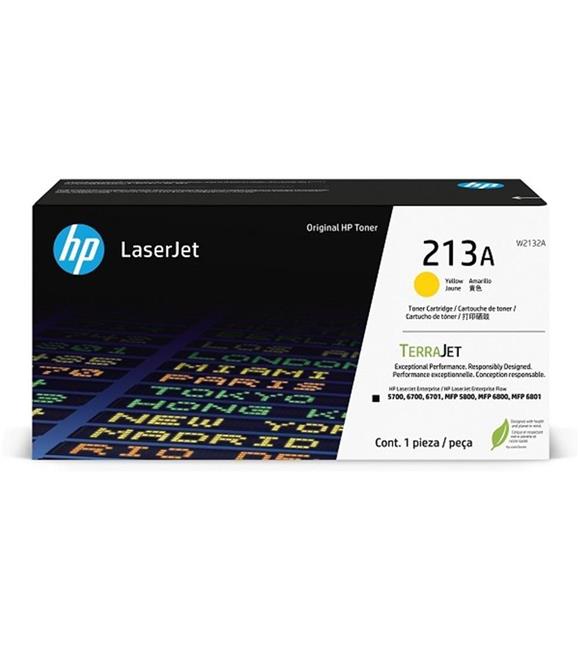 Hp 213A Yellow Sarı 3.000 Sayfa Toner W2132A