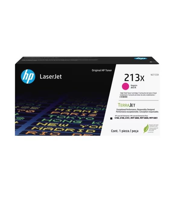 Hp 213X Magenta Kırmızı 6.000 Sayfa Toner W2133X