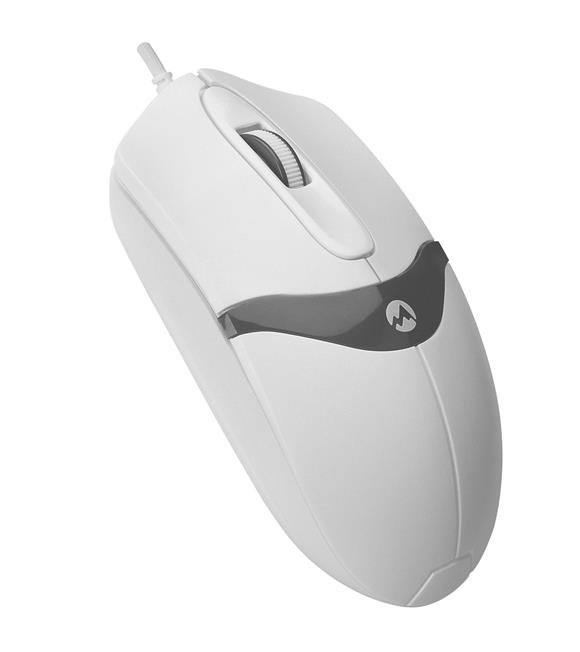 Everest SM-220 Usb Beyaz-Gri 1200dpi 3D Optik Kablolu Mouse