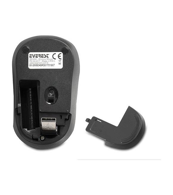 Everest SM-804 Usb Siyah 800-1200-1600dpi Kablosuz Mouse_1