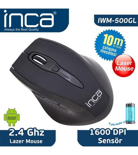 Inca IVM-500GL 500GL 2.4GHZ Wireless 1600DPİ Mouse