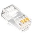 Vcom NM006 100lü Plastik RJ45 8P8C Cat6-UTP-RJ45-3u Konnektör