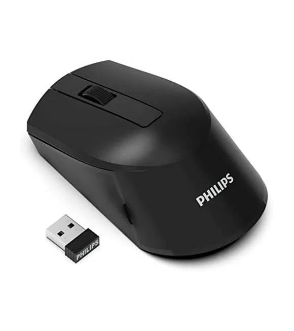 Philips SPK7374 M374 2.4Ghz Siyah 800-1200-1600dpi Kablosuz Mouse (PİLLİ)