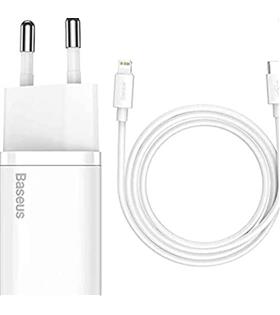 Baseus TZCCSUP-B02 20W C+C Beyaz Şarj Aleti