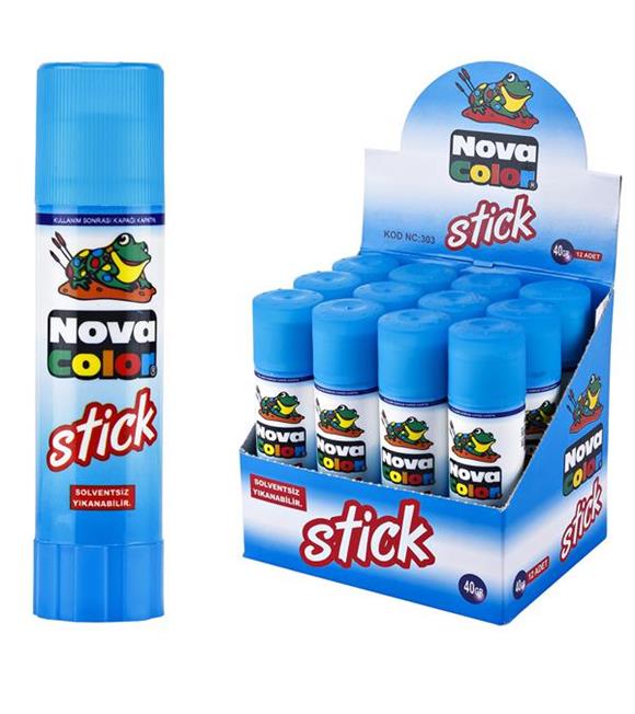 Nova Color Stick Yapıştırıcı Solventsiz 40 GR NC-303