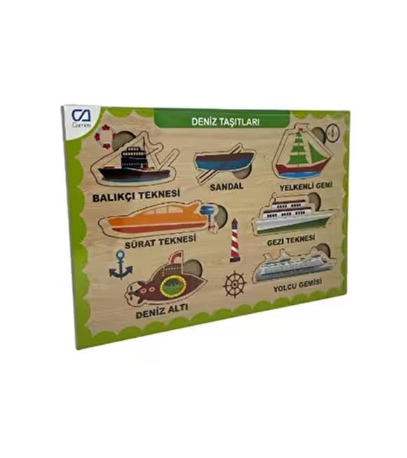 Ca Games Ahşap Deniz Taşıtları Bul-Tak Caahs-3201