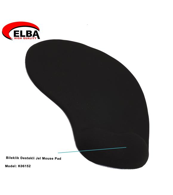 Elba K06152 Bileklikli Jel Mouse Pad Siyah_1