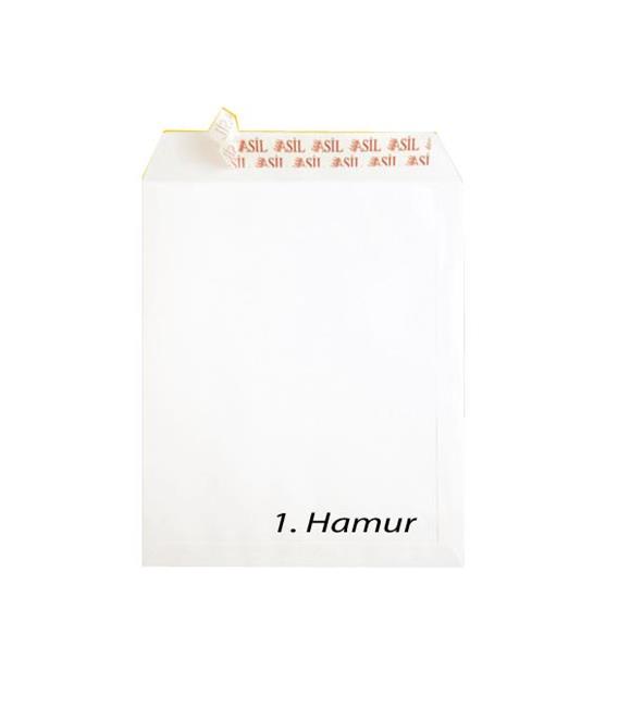 Asil Doğan Torba Zarf Extra Silikonlu 17x25 110 GR Beyaz As-0823