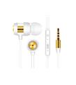 Snopy SN-J01 Beyaz Gold Mikrofonlu Kulaklık