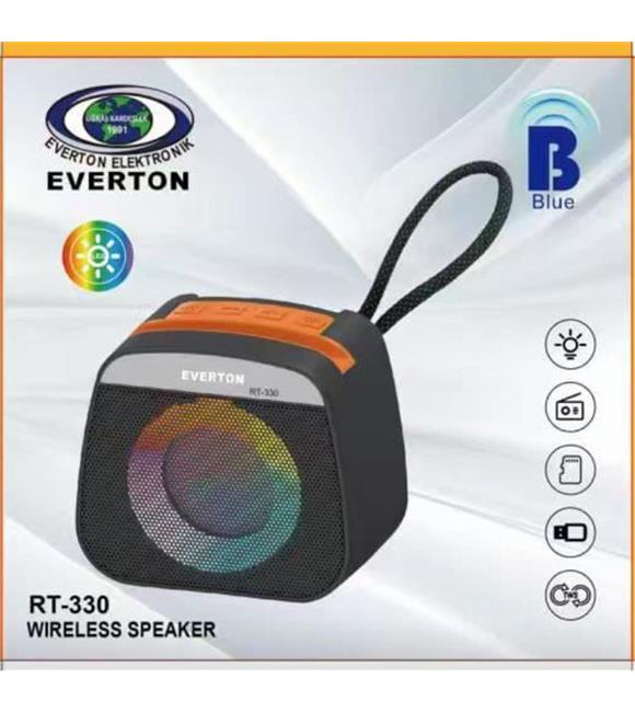 Everton Rt-330 Bluetooth Usb-Tf-Aux Şarjlı Ses Bombası RGB