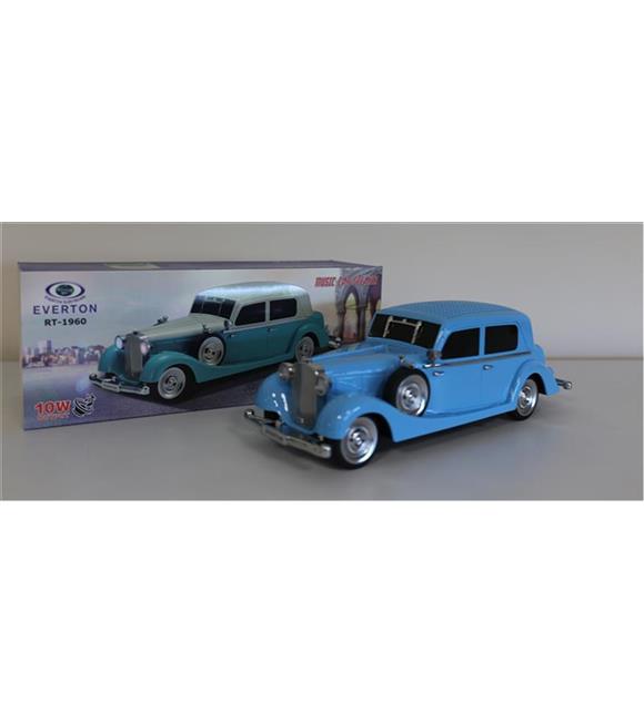 EVERTON RT-1960 Emerald (Zümrüt Yeşi)l Arabalı  Bluetooth Fm-Usb-Tf-Aux Şarjlı Nostaljik Radyo