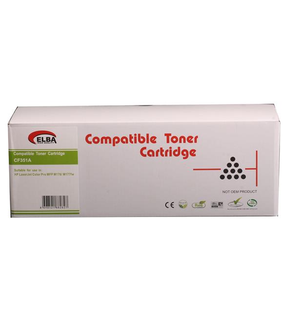 ELBA HP ( 130A ) M176-M177 MAVİ LASER TONER  CF351A