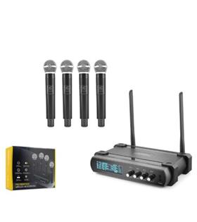 Hadron Hdx2792 Kablosuz 4-Mikrofon Vhf Siyah