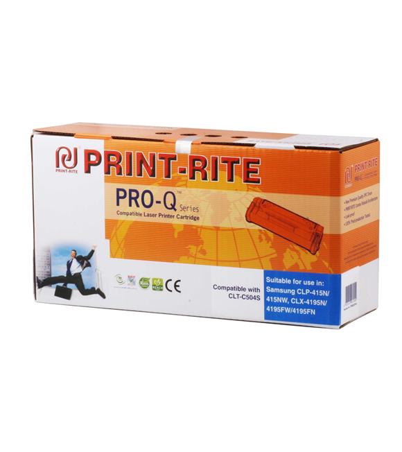 Print-Rite Samsung C504 Blue Mavi Muadil Toner 2.500 Sayfa  SL-C1810W SL-C1860FW