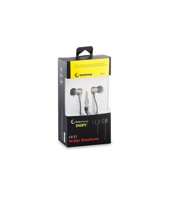 Snopy SN-T2 Metal Kulakiçi Tek Jaklı Mikrofonlu kulaklık