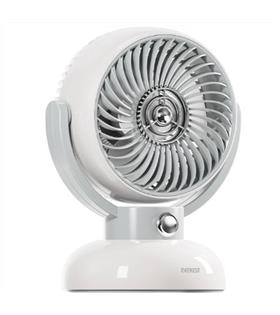 Everest EFN12 Krem 1200mAh 3 Hız Kademe Led Işıklı Retro Masaüstü Usb Fan