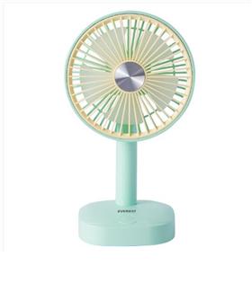 Everest EFN-510 Yeşil- Sarı 1200mAh 5 İnç 3 Hız Kademeli Dönebilen Masaüstü Usb Fan