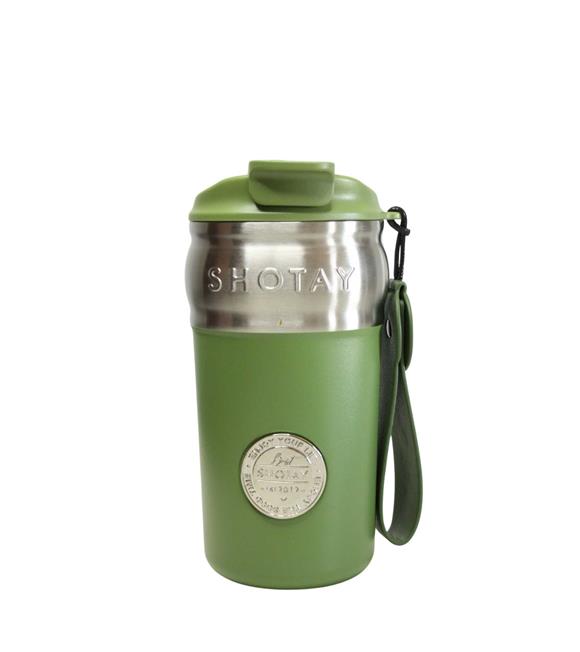 Shotay ST-8912 420ml Yeşil Çelik Termos