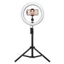 Asonic AS-SF200 10 inç 120 cm Tripodlu Telefon Tutuculu Youtuber & Makyaj Halka LED Işık