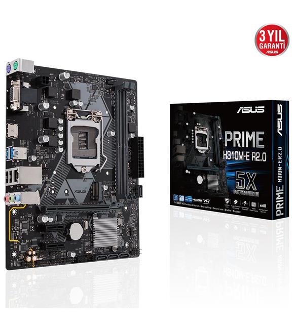 Asus Prime H310M-E R2.0 Intel H310 Soket 1151 Ddr4 Anakart