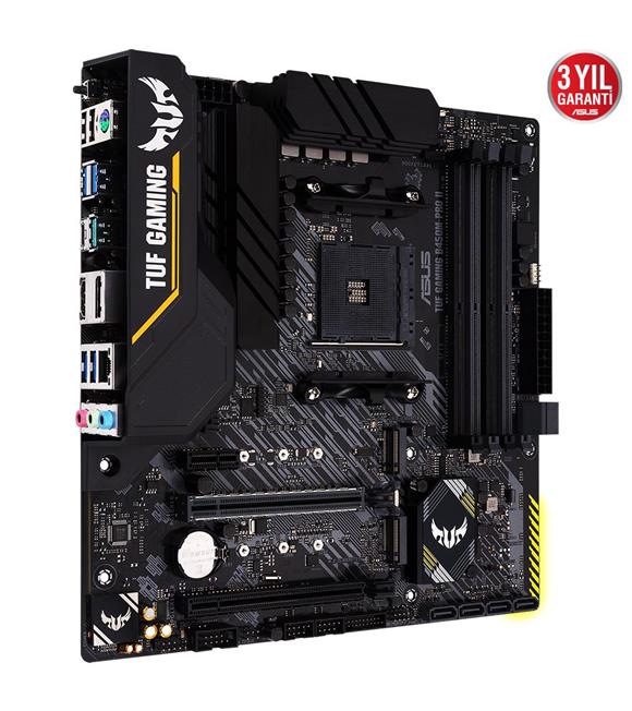 Asus TUF GAMING B450M-PRO II AMD B450 Soket AM4 DDR4 4400(OC)MHz mATX Anakart_1