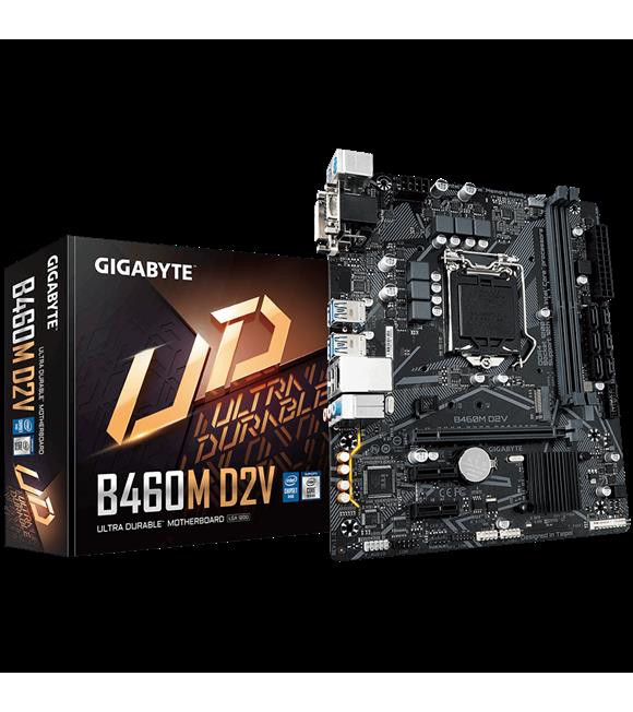 Gigabyte B460M D2V Intel 10.Nesil DDR4 Vga-Dvi M2 mATX Anakart