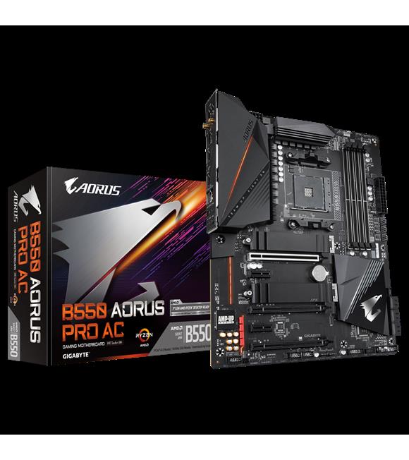 Gigabyte B550 Aorus Pro Ac AMD B550 DDR4 M2 Hdmi mATX Anakart