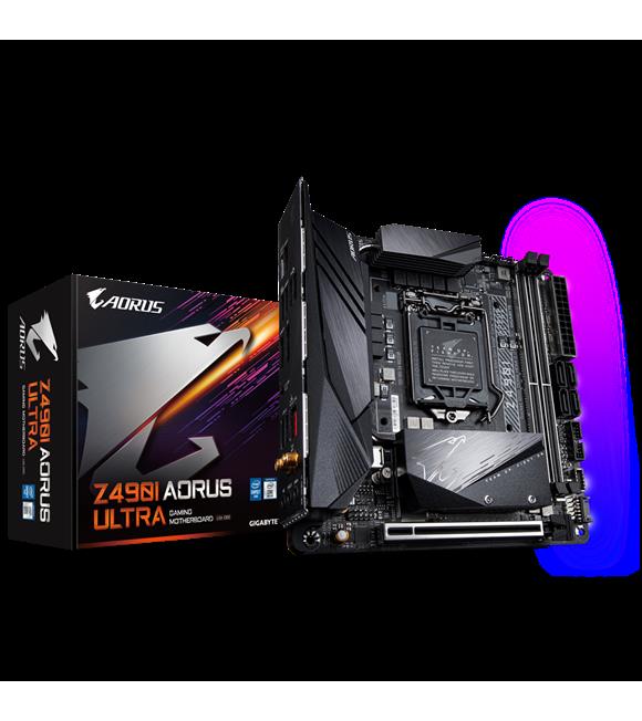 Gigabyte Z490I Aorus Ultra Intel 10.Nesil DDR4 Dp-Hdmi M2 mATX Anakart